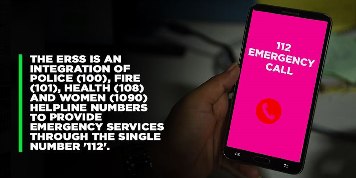 Helpline 112 - Ministry's Initiative to Ensure Women Safety