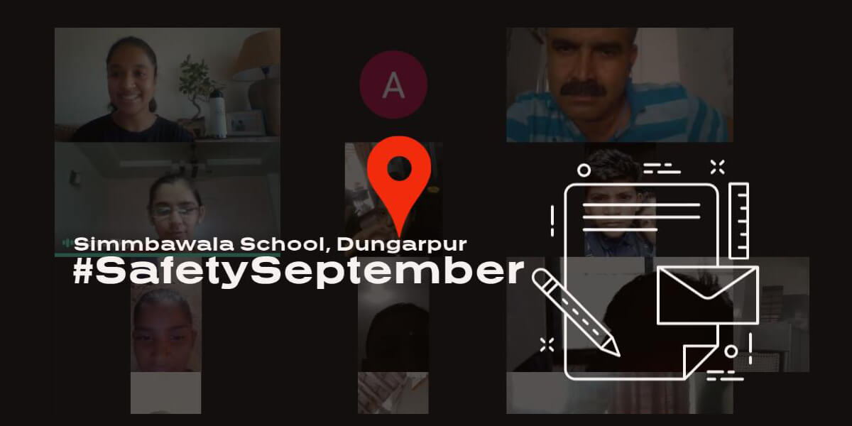 #SafetySeptember with Students of Simbawala School, Dungarpur