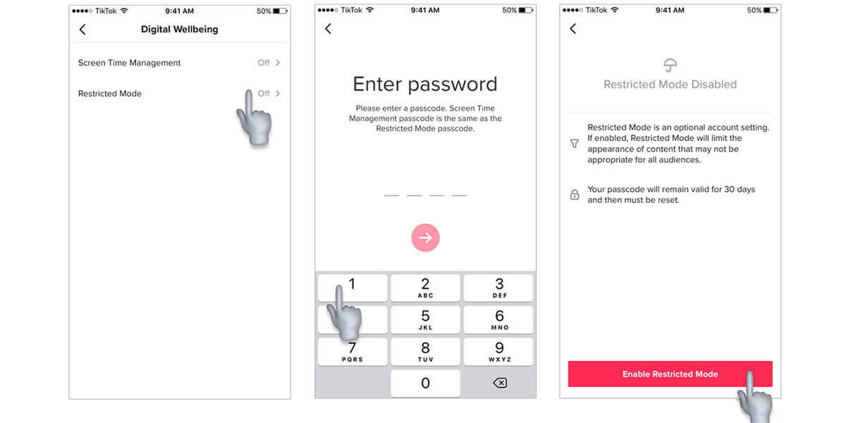 Enable Ristrict Mode on TikTok Enable Ristrict Mode on TikTok